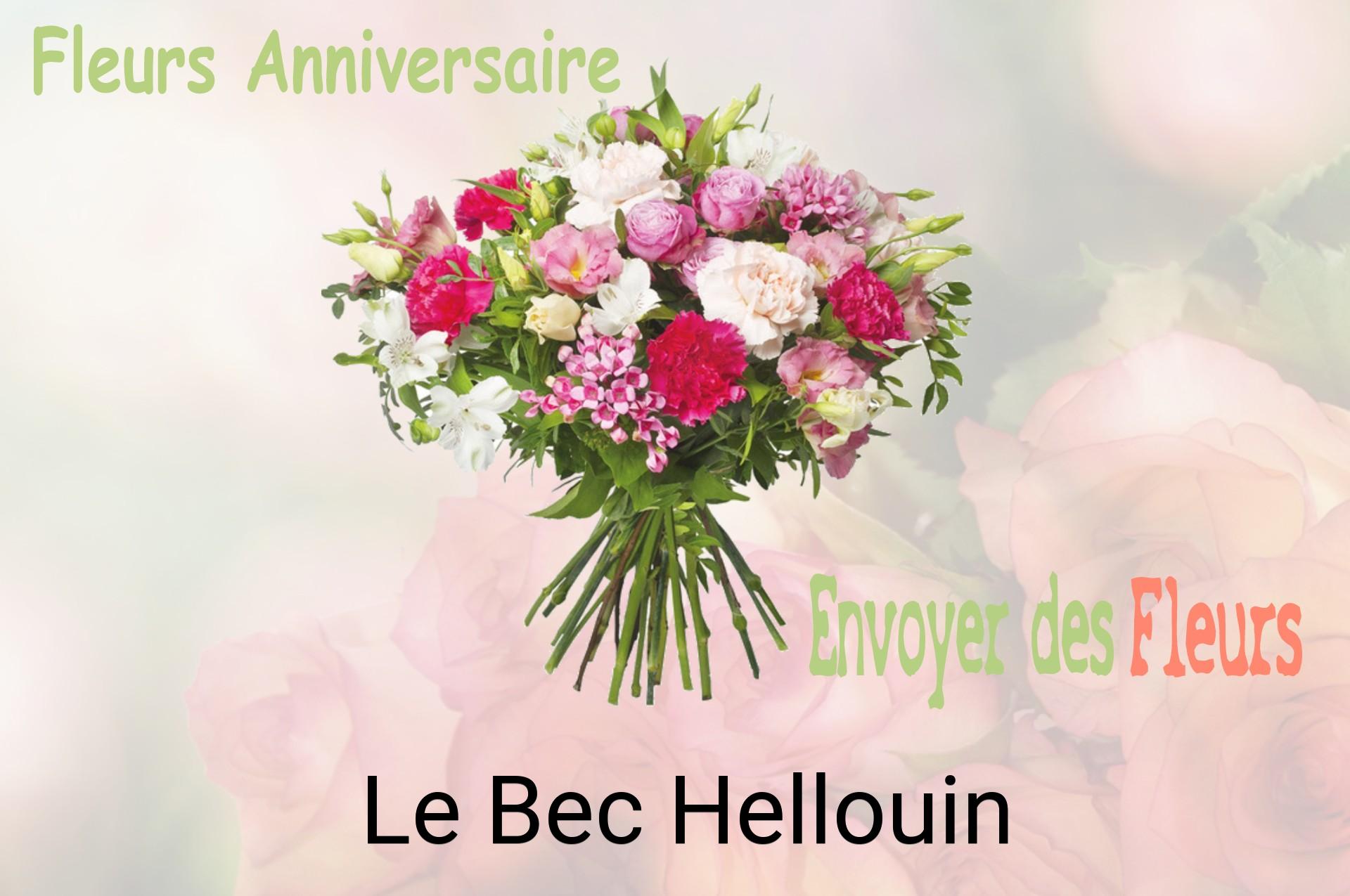 Bouquet de fleurs d’anniversaire livré à Le Bec-Hellouin
